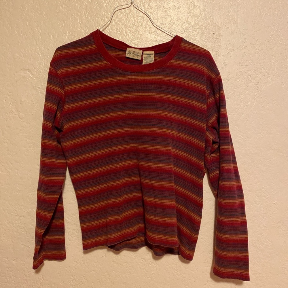 Red striped sweater